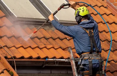 Démoussage et hydrofuge de toiture à Prat